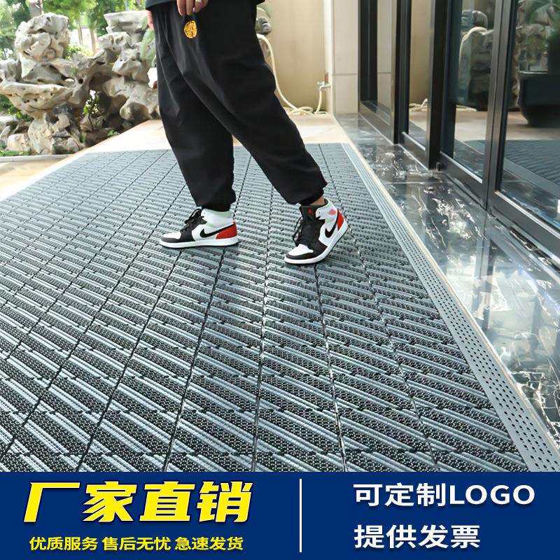 酒店室外门口进门防滑地垫防水防晒地毯商铺门外台阶斜坡脚垫