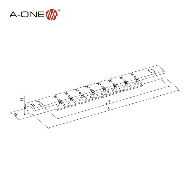 A-ONE火花机线切割工件装夹工具夹紧梁 线割机大工件定位固定夹具