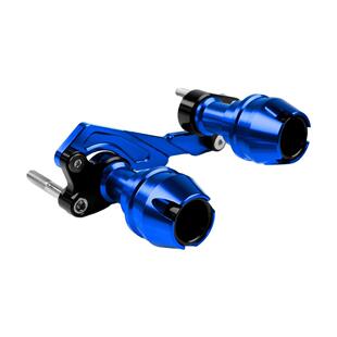 适用本田forza350 XMAX300/250改装排气管防摔棒连体防护胶UHR150