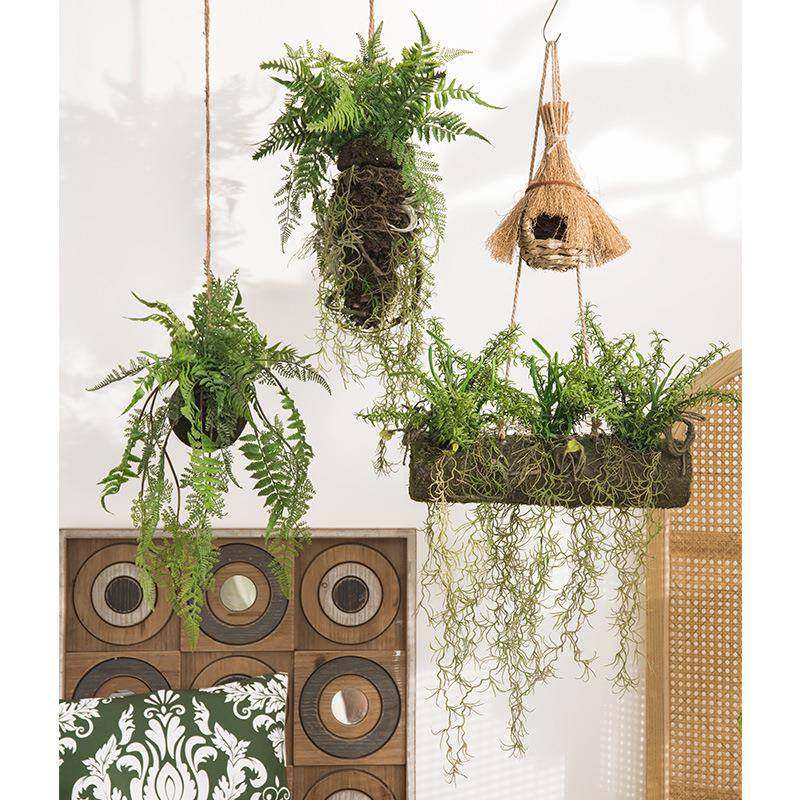仿真蕨类垂吊植物装饰室内绿植壁挂花假花藤条橱窗装饰森系,电子元器件市场,其它元器件,淘宝优惠券,粉丝福利购,淘宝优惠卷