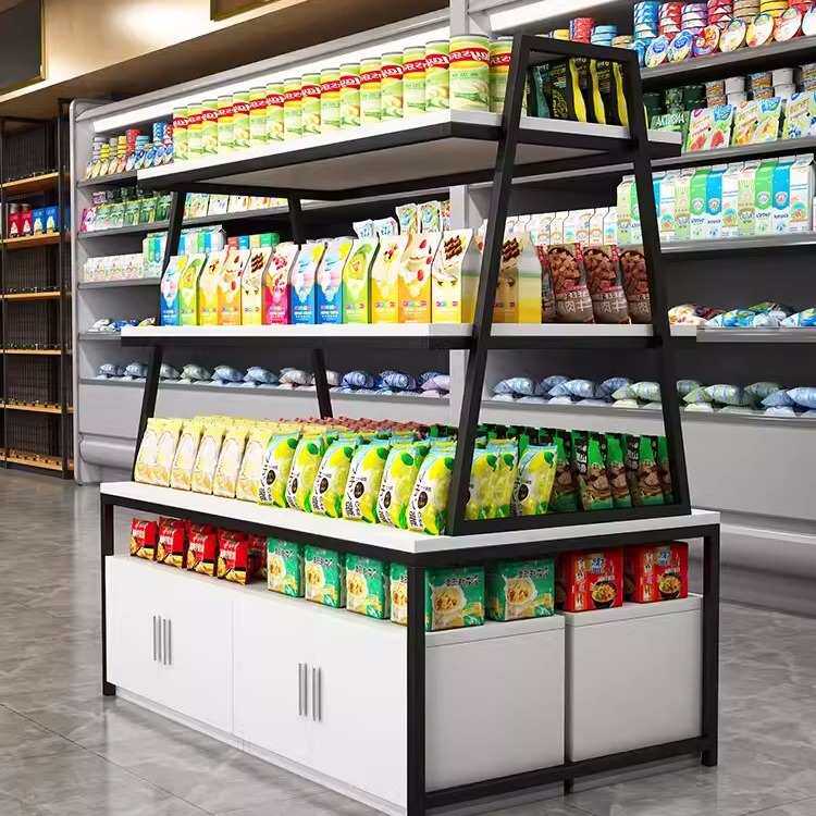 超市货架促销台甩货地堆洗化用品中岛柜饮料堆头鞋店饰品店展示架