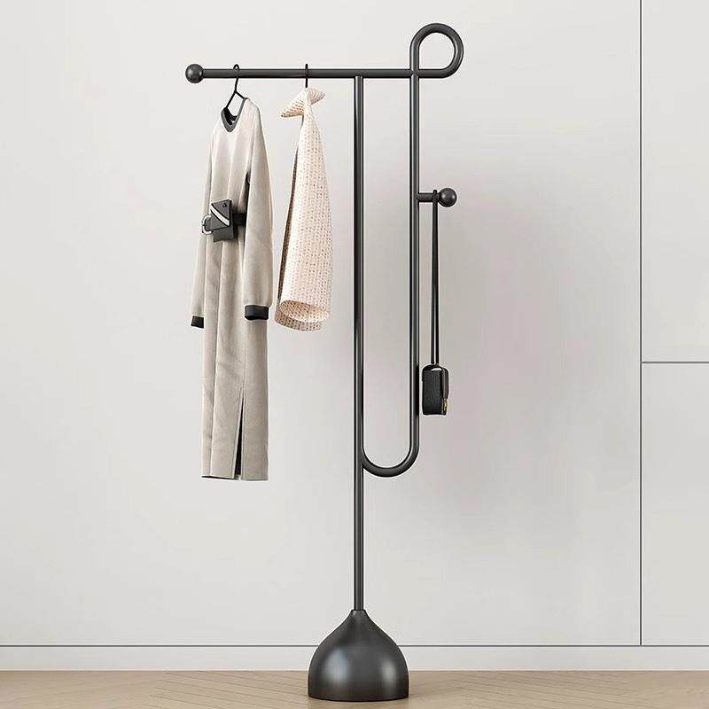 简约衣帽架落地立式挂衣架卧室门厅衣服架创意办公商务民宿挂衣杆