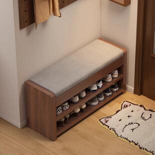 入户换鞋凳门口家用鞋柜坐凳一体现代简约进门长条穿鞋凳极窄可坐