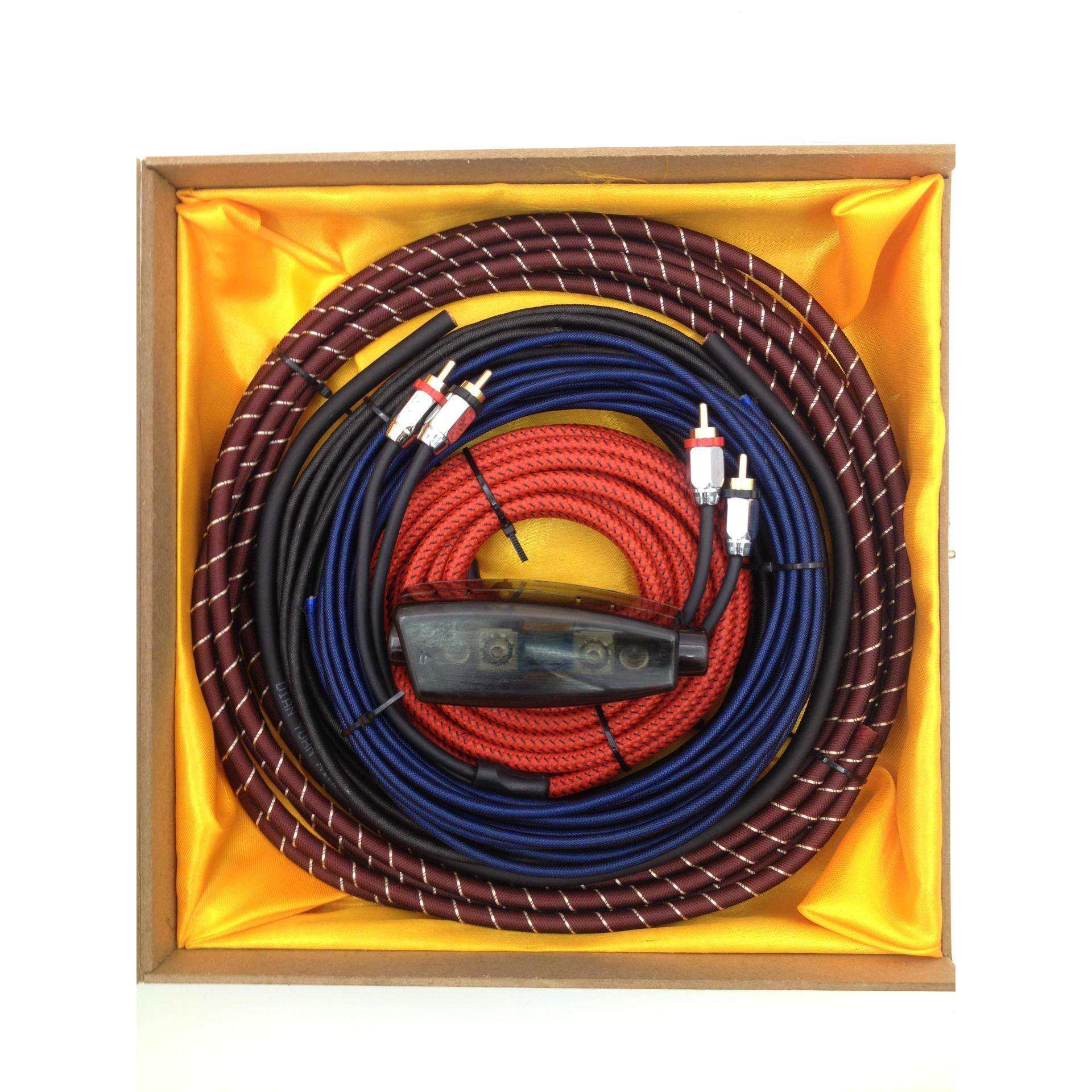 10GA纯铜汽车音响功放套线低音炮套线改装音响电源线喇叭线音频线