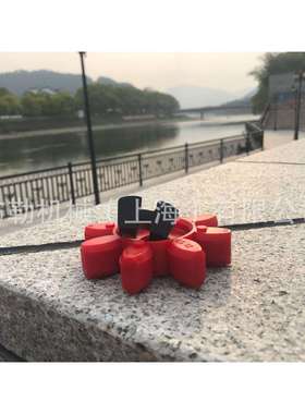 布勒ROTEX48/GR55/GS65聚氨酯减震垫/弹性体/缓冲胶垫/梅花瓣黄色