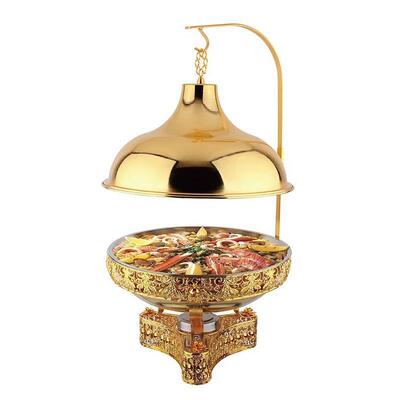 跨境自助餐炉菠萝格豪华酒精炉铁艺轻奢餐炉wedding chafing dish