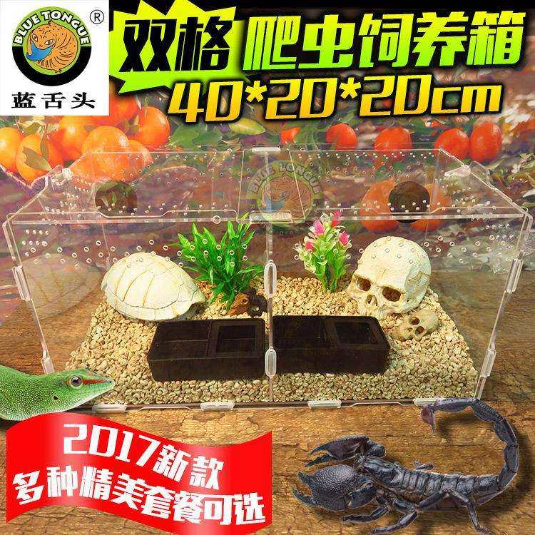 双格亚克力爬虫饲养箱盒守宫火玫瑰蜘蛛蝎子甲虫爬宠盒40*20*20,宠物/宠物食品及用品,玩具/造景装饰,淘宝优惠券,粉丝福利购,淘宝优惠卷