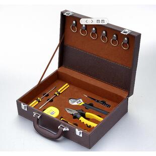 供应精品皮具工具套装家用维修电讯多功能工具8件套组合工具