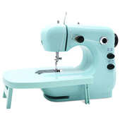 家毅306A缝纫机家用电动小型迷你多功能全自动台式 手持微型缝纫机