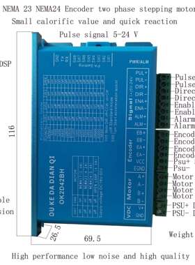 OK2D42BH DC18-50V NEMA17 NEMA23 Encoder stepper motor driver