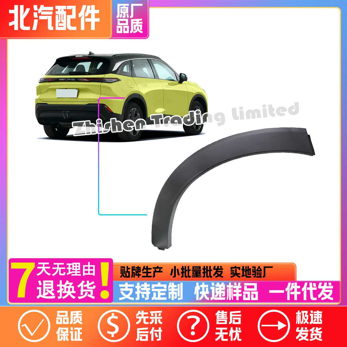 A00112870北京汽车BEIJING 魔方后车轮轮眉叶子板装