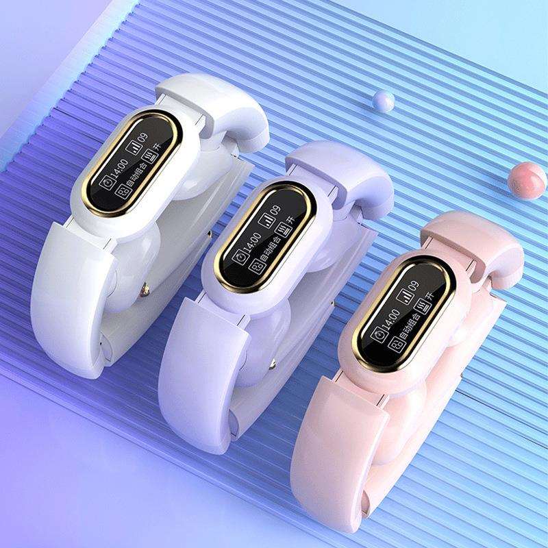 简约新款折叠智能APP护颈仪脖子肩部按摩家用便携蓝牙音乐按摩仪
