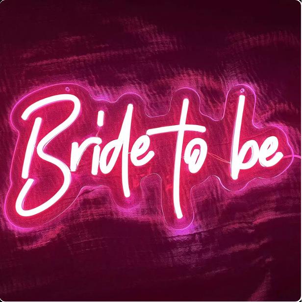 Bride to be霓虹灯发光字招牌婚礼活动英文字母装饰灯外贸灯跨境