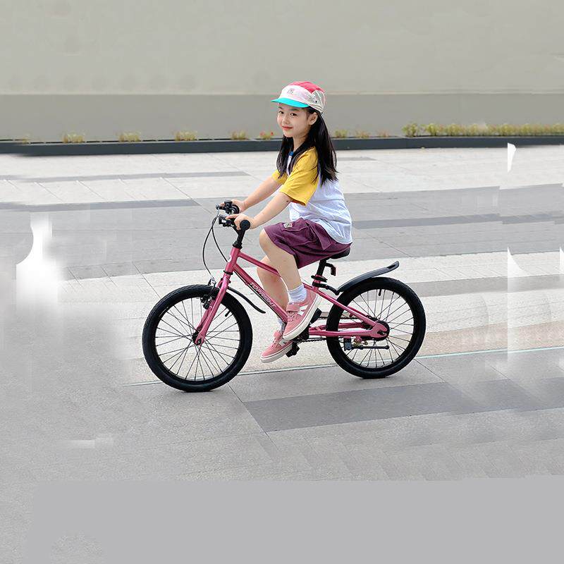 途锐达超轻儿童自行车141618寸脚踏车3-6-12岁女孩运动单车冰梅粉