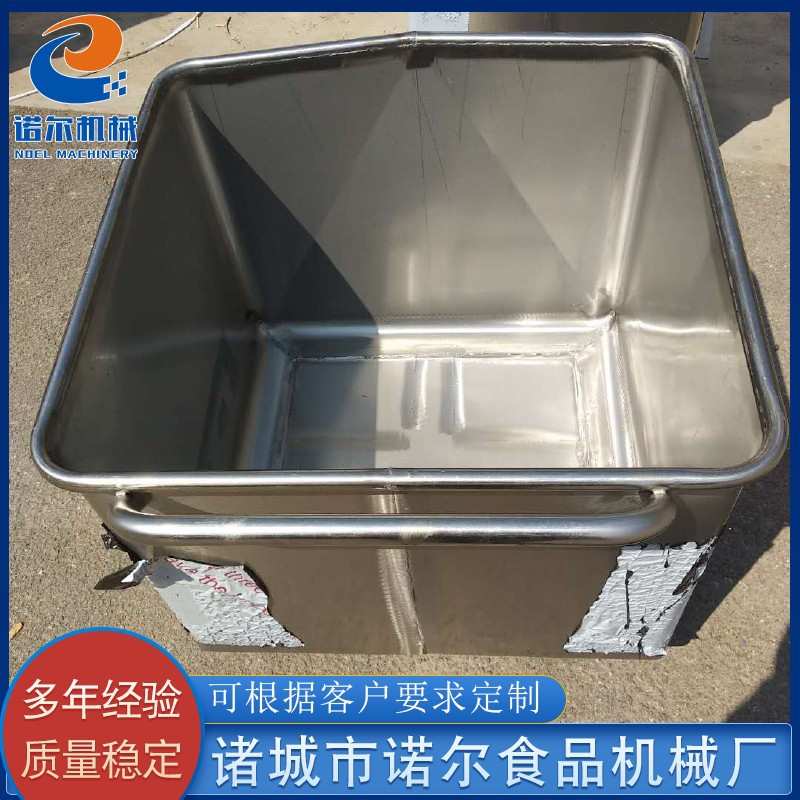 供应腌制猪肉小料车 圆角料斗小料车  不锈钢肉斗车 厂家供应