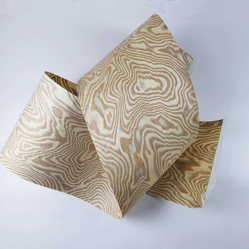 科技木实木木皮天然花曲柳无纺布底实木皮装修酒店家具音箱手工贴