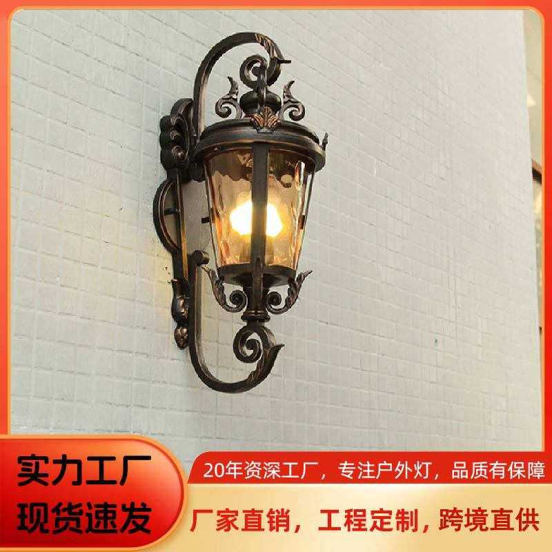厂家直销欧式户外壁灯防水别墅室外阳台灯走廊过道楼梯灯门前灯