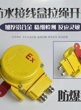 手自一体防爆拉绳开关KLT2-II HFKLT2-11输送带紧急停保护开关