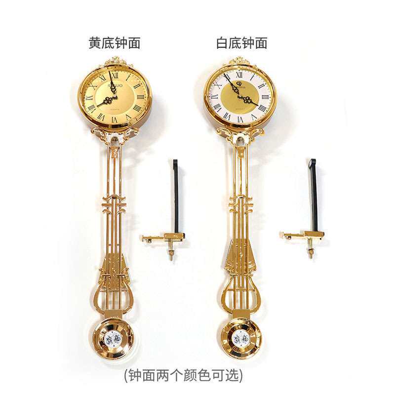 落地钟摆配件欧式客厅摆钟座钟机芯立式石英钟表零件摆件大钟