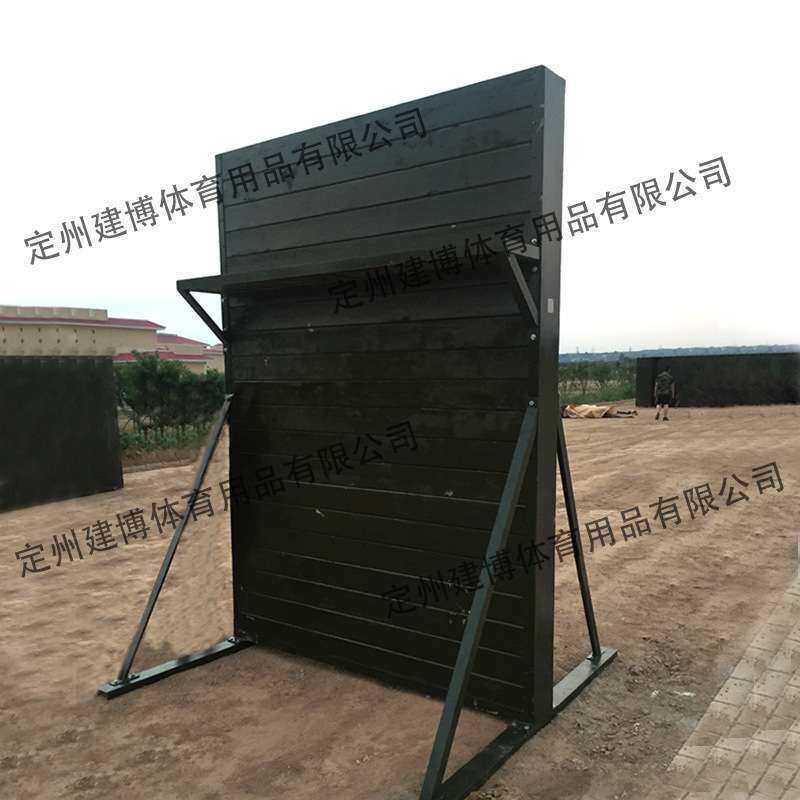体能训练木质障碍墙三人协作攀登墙 户外训练器材室外拓展攀登墙