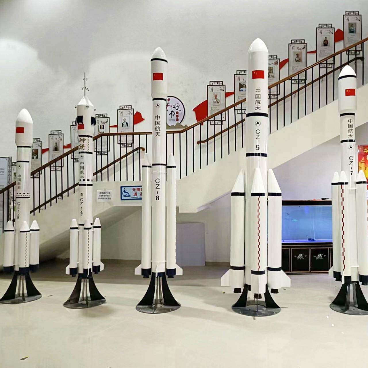 火星月球探测车橱窗火箭模型装饰品科普空间站神舟十三号空中吊饰