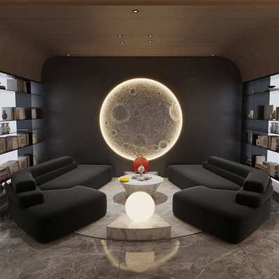 轻奢高级感布艺沙发客厅小户型会客酒店大堂休息区办公室接待沙发