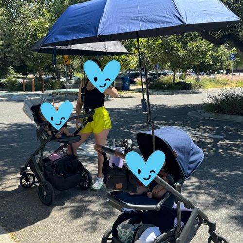 婴儿车遮阳伞宝宝三轮手推儿童电单自行车伞专用遛娃神器露营折叠