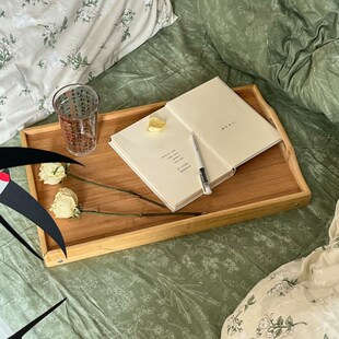床上可折叠桌笔记本电脑桌宿舍吃饭小桌板托盘木质学习办公懒人桌
