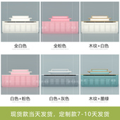 饰品中岛展示柜网红实木中岛柜展示台化妆品服装 店双面货柜展示架