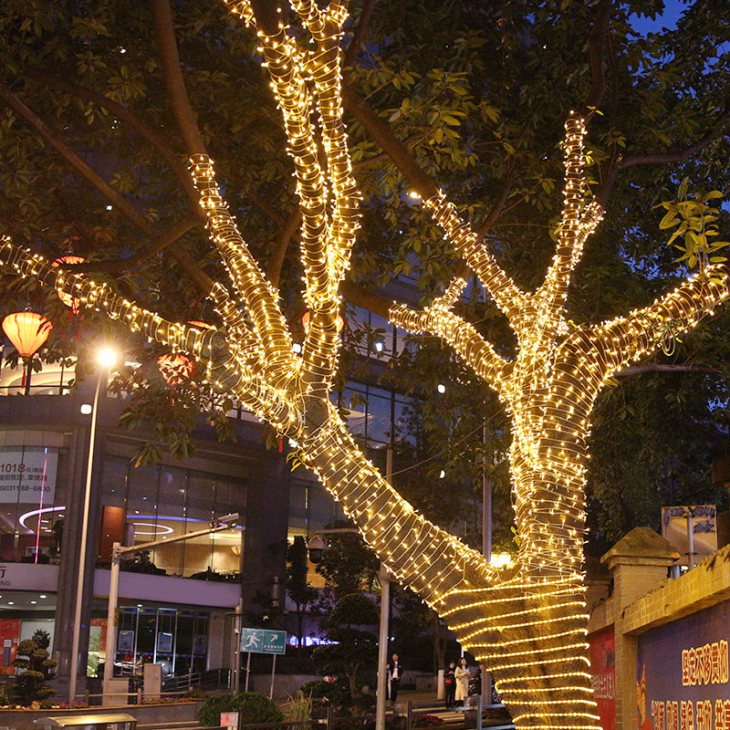 led小彩灯闪灯串灯满天星户外圣诞装饰房间卧室布置装饰灯星星灯