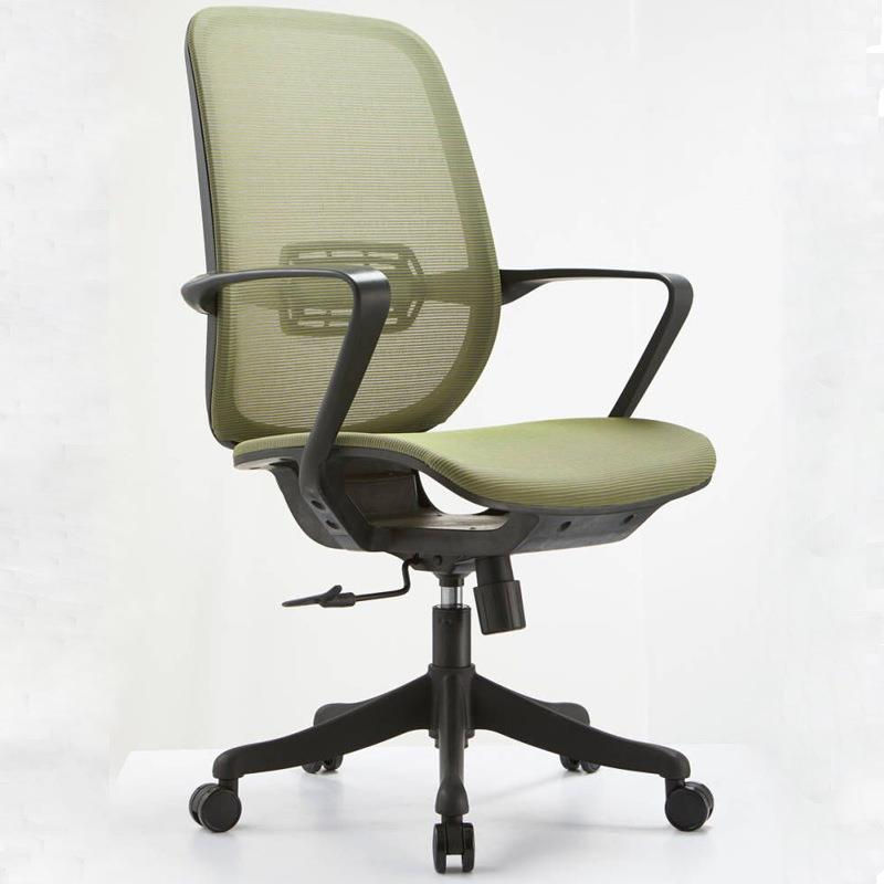 办公电脑椅透气升降办公职员椅财务主管椅中高靠背椅写字椅