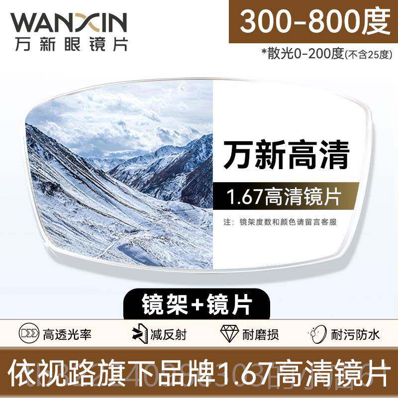 正品眼博士光镜欧拿防蓝光辐电脑近视女多边形镜框护目平射可配度