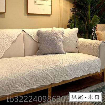 正品垫沙发的所季节有织物皮革防滑冬季斯堪的纳维亚简单加厚的座