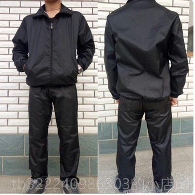 正品春夏薄服款男女劳防油防水厨师保洁汽修防玻纤装保工作套耐磨