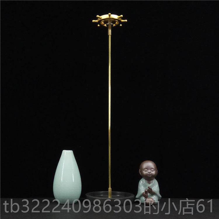正品铜件杆笔架毛笔挂笔学生墨碟创意摆挂笔卖笔展示台架毛架砚兜
