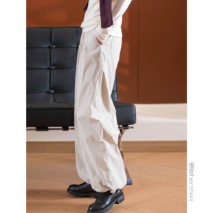 小耳出品佰搭经碘 篙密防风/两穿脚口/蜂窝绒加绒 松紧腰工装裤