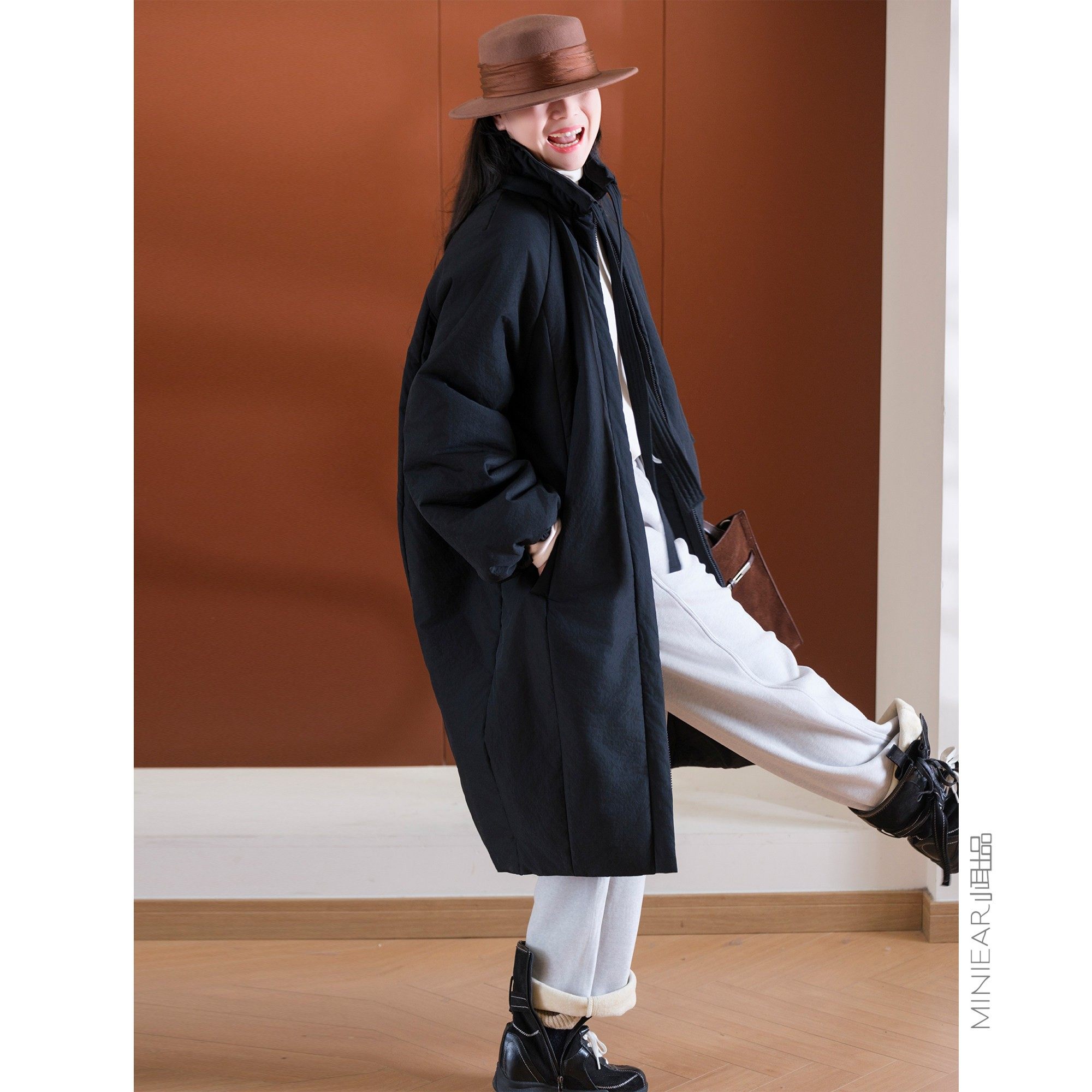 小耳出品【大被子棉服】篙密哑光布/加厚夹棉/飘带领口中长款棉服,女装/女士精品,棉衣/棉服,淘宝优惠券,粉丝福利购,淘宝优惠卷