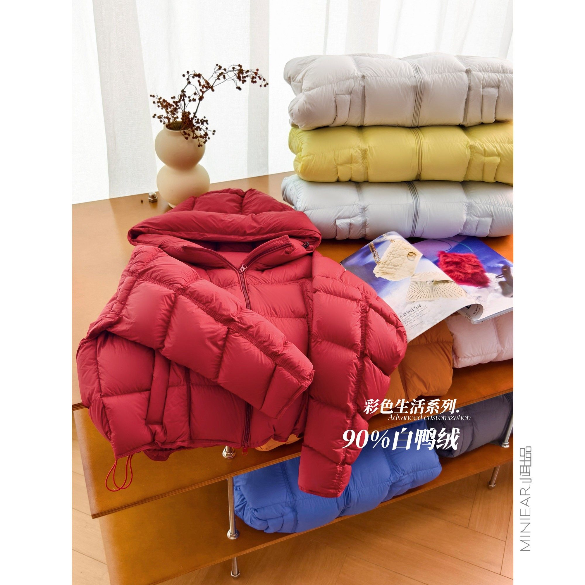 小耳出品方糖泡芙 新国标90%白鸭绒/短廓版型 连帽羽绒服外套女,女装/女士精品,羽绒服,淘宝优惠券,粉丝福利购,淘宝优惠卷