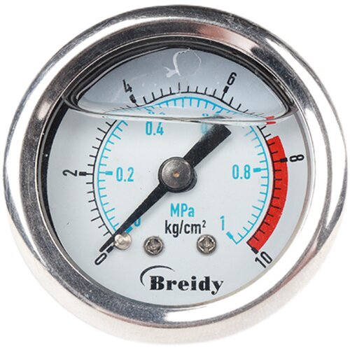 压力表YN40ZBF全不锈钢耐震压力表测水压气压通用1.6/100mpa多量