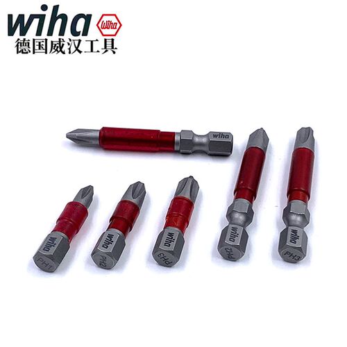 德国wiha威汉TY型高抗扭十字批头电动螺丝刀批嘴风批起子头电钻咀