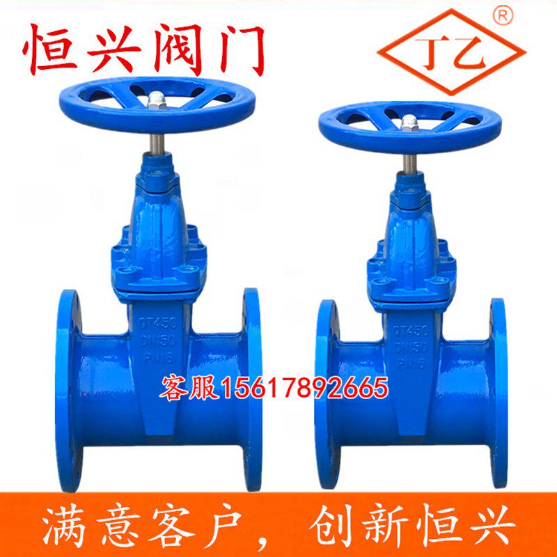 Z45X暗杆闸阀铸铁阀门软密封法兰闸阀消防水阀门开关DN50 100 150