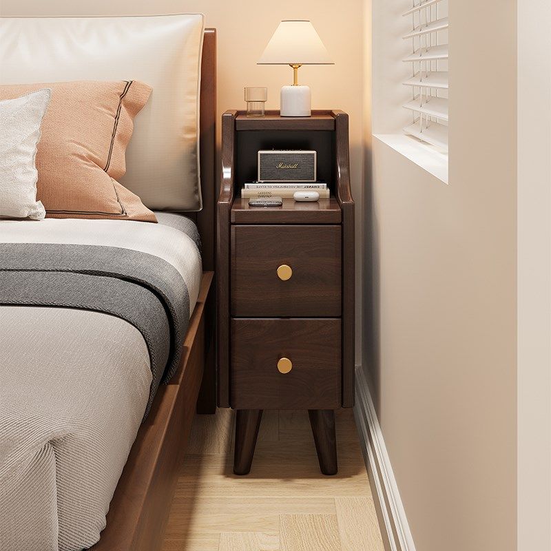 实木床头柜迷你夹缝柜小型卧室极窄床头柜超窄25cm20储物柜置物架,住宅家具,床头柜,淘宝优惠券,粉丝福利购,淘宝优惠卷