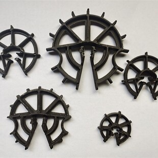 钢筋保护层混凝土塑料垫块钢筋剪力墙柱子梅花卡塑料马镫带夹垫块