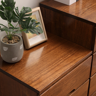 45cm窄缝隙柜储物五斗柜日式 床头柜 收纳柜30 实木夹缝柜抽屉式