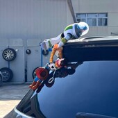 巴斯光年救胡迪汽车尾部挂件公仔玩偶搞笑玩具总动员车顶外装 饰品