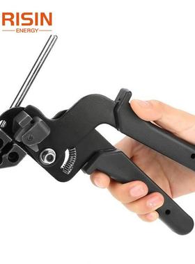 Risin 不锈钢扎带切割器工具 手动扎带紧固工具 扎带张紧钳