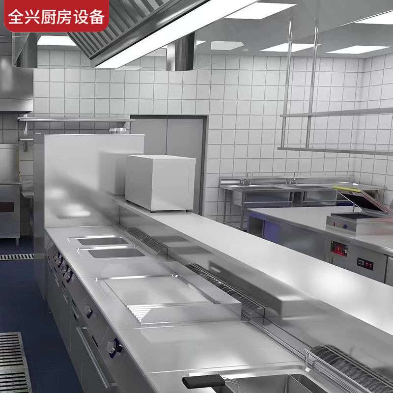 天津连锁餐饮店厨房设备商用全自动可移动保温车摆摊粥锅快餐台