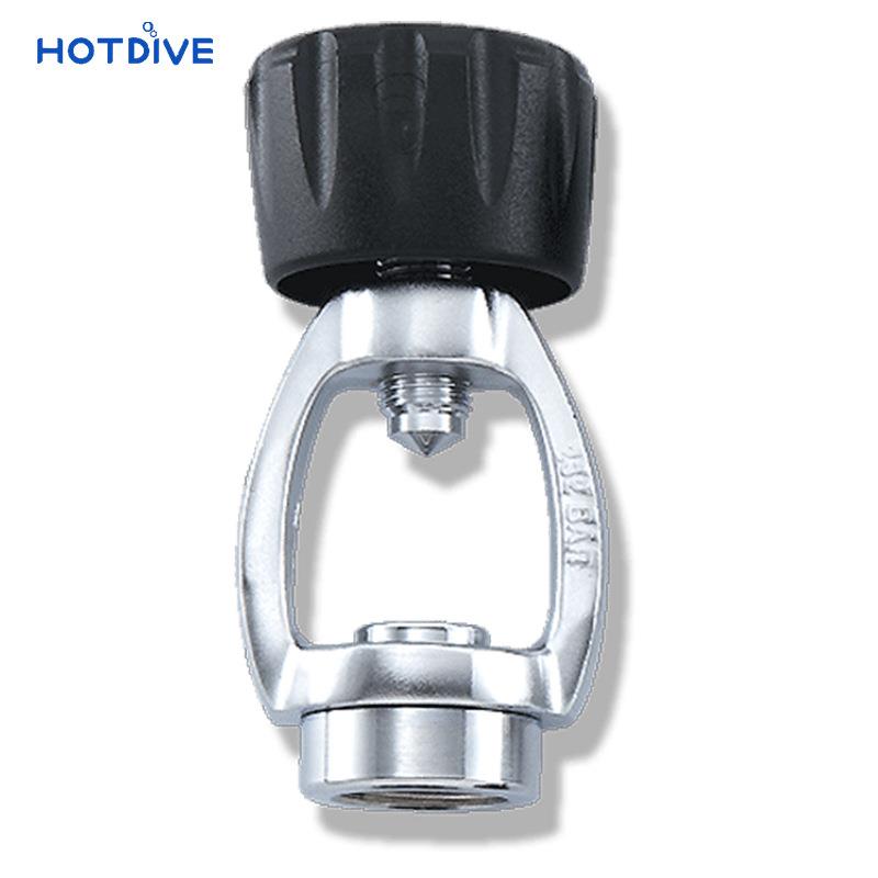 HOTDIVE潜水呼吸调节器一级头DIN转yoke接头潜水装备