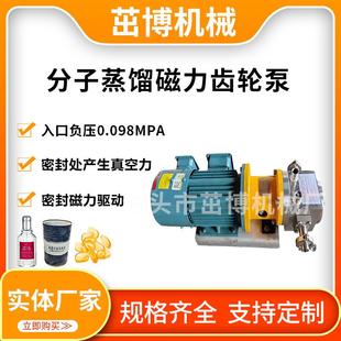 分子蒸馏齿轮泵高真空磁力入口压力 0.098mpa出料泵变频