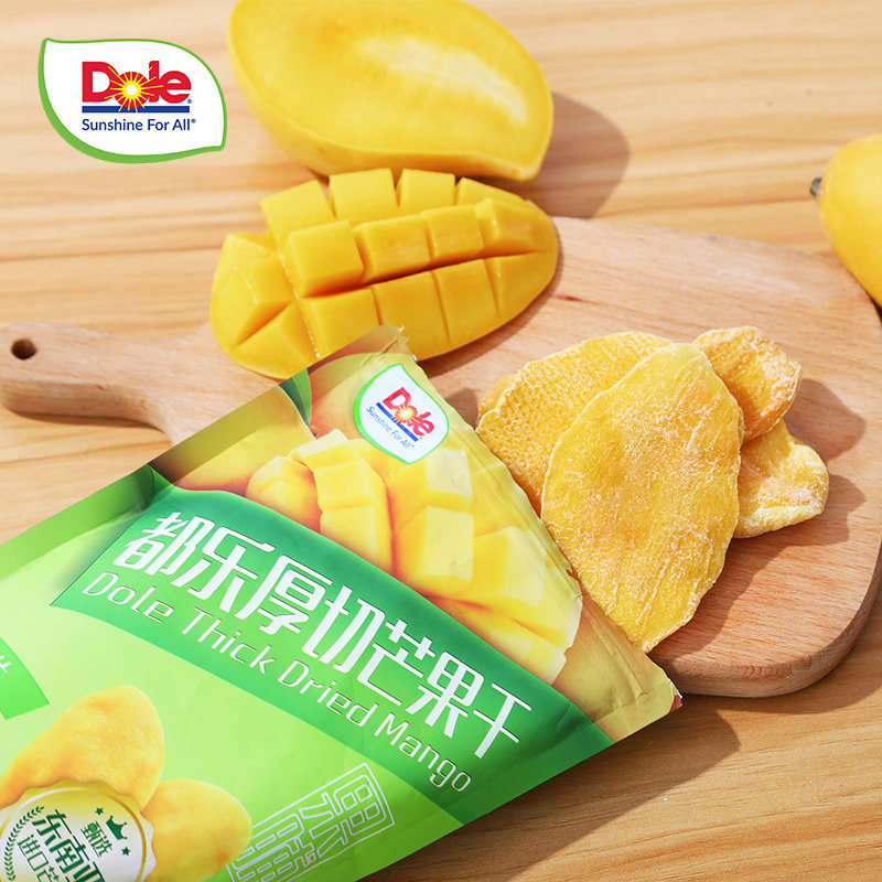 Dole都乐厚切芒果干100g水果干果脯蜜饯休闲零食网红解馋芒果片